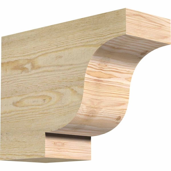 Ekena Millwork Newport Rough Sawn Rafter Tail, Douglas Fir, 6"W x 12"H x 16"L RFT06X12X16NEW00RDF - main
